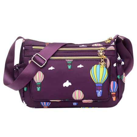 ( purple colour )  Korean sports travel shoulder bag