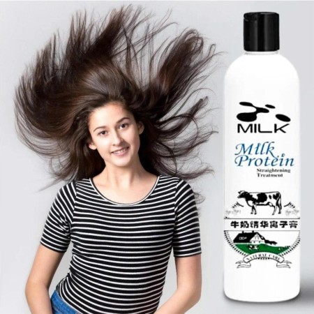 3 PCS Milk Protein Hair Straight Shampoo