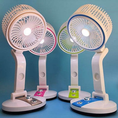 Folding Fan with LED Light (China Fitting) ( 2 Year warranty )