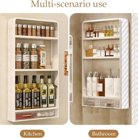 Multifunctional Storage Rack Kitchen, Bathroom, Cosmetics Organizer